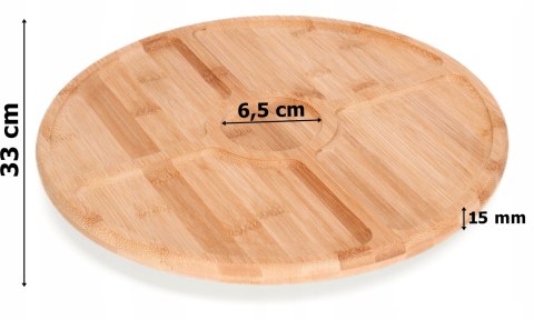 Deska bambusowa do serów GRACJA 33 cm