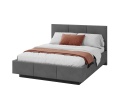 Łóżko lewitujące tapicerowane AVEIRO Paris (ANTHRACITE) 120x200 stelaż met.