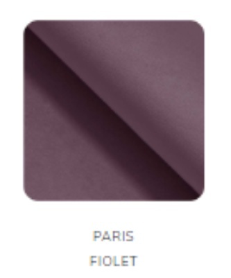 Łóżko lewitujące tapicerowane AVEIRO Paris (VIOLET) 180x200 stelaż met.