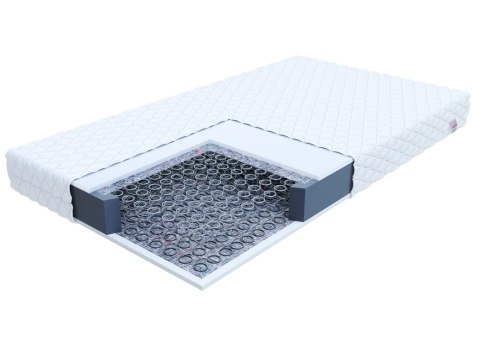 Materac bonellowy PESARO Sprężyny bonellowe, pianka poliuretanowa - 80 x 200 - H3 średnio twardy - 15 cm