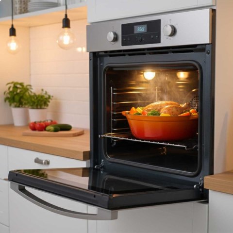 EMALIOWANA BRYTFANNA ŻELIWNA GĘSIARKA 6L HAGE ORANGE