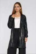 Cienki cekinowy blezer Z95 Black - Nife Nife