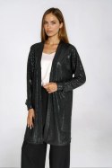 Cienki cekinowy blezer Z95 Black - Nife Nife