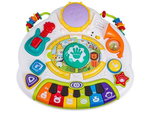 Multifunkcyjny Edukacyjny Muzyczny Stolik Dla Dzieci Pianinko Mikrofon