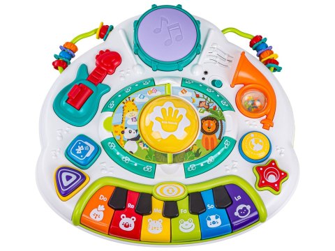 Multifunkcyjny Edukacyjny Muzyczny Stolik Dla Dzieci Pianinko Mikrofon