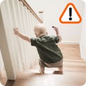 Barierka bramka zabezpieczająca czarna Nukido 718200
