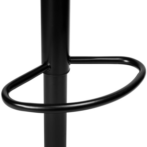 Krzesło barowe CYDRO BLACK welurowe czarne