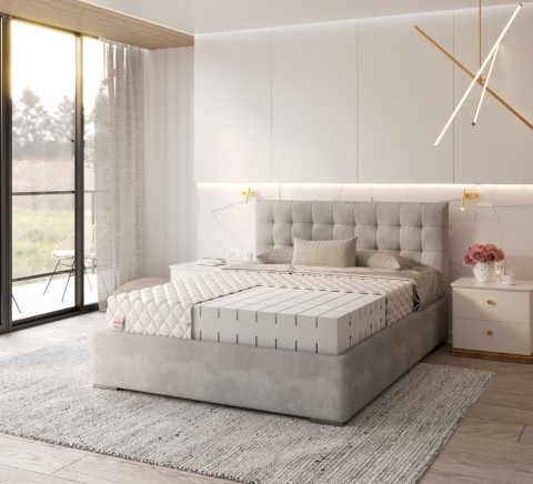 Polski Materac piankowy H3 SANO 90x200x19 CASHMERE