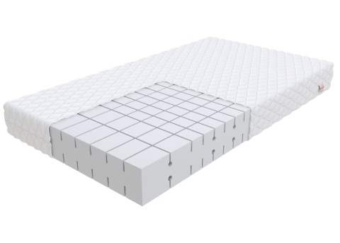 Polski Materac piankowy H3 SANO 90x200x19 PREMIUM JERSEY