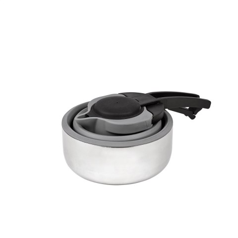 PLATINET SILICONE FOLDABLE CAMPING KETTLE CZAJNIK TURYSTYCZNY SKŁADANY 1,8 L GREY [46300]
