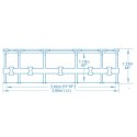 Basen ogrodowy stelażowy 366 x 122 cm 6w1 Bestway 56420