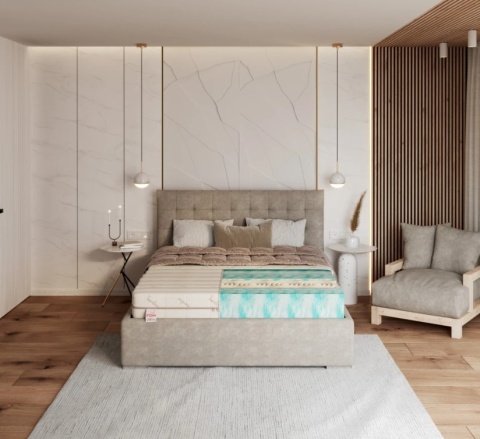 Materac piankowy w nowatorskiej technologii AirTech HYBRID 180x200 MICRO