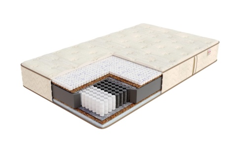 Materac multipocketowy H3 H4 SENTIMO 200x200x26 NATURAL BORDER