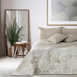 Narzuta ALHAMBRA kolor beżowy drukowany materiał mikrofibra 170x270 DecoKing - CHON/ALHAMBRA/BEI+WH/170x270