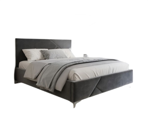 Łóżko tapicerowane NAVARO met. stelaż 120x200 PARIS Steel