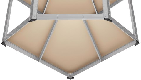Regał magazynowy narożny 5 poziomów 180X70x40 875 kg