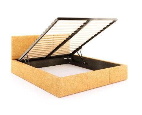 Łóżko AMBER OTTAWA RÓŻNE KOLORY) 140x200 STELAŻ METALOWY