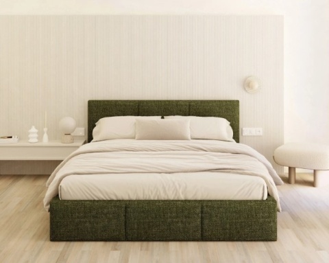 Łóżko AMBER OTTAWA ( RÓŻNE KOLORY ) 160x200 metalowy stelaż