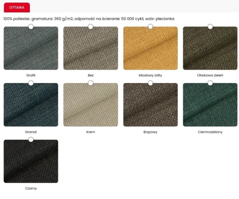 Łóżko AMBER OTTAWA ( RÓŻNE KOLORY ) 160x200 metalowy stelaż