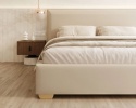 Łóżko tapicerowane stelaż podnoszony PERFETTO PARIS  90x200 Cream
