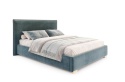 Łóżko tapicerowane stelaż podnoszony PERFETTO PARIS 90x200 Dark Blue