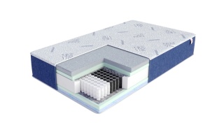 Materac multipocketowy H3H4 ZEN jeden na lato i zimę 200x200X29 DUAL