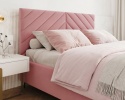 Łóżko tapicerowane ELEGANTE PARIS stelaż metalowy 160x200 Pink
