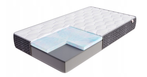 Materac piankowy MERIDO 160x200x30 SILVERCARE BORDER COSIDO