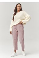 Spodnie Damski Model C33 Powder Pink - Makadamia Makadamia