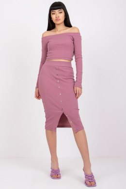 Spódnica Komplet Model RV-KMPL-7524.34 Dark Pink - Rue Paris Rue Paris