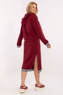 Sukienka Komplet Model IT-KMPL-9719.64 Bordo - Rue Paris Rue Paris