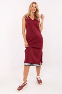 Sukienka Komplet Model IT-KMPL-9719.64 Bordo - Rue Paris Rue Paris