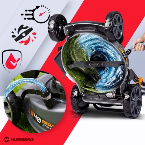 Kosiarka spalinowa z napędem 40 cm 45 l Zongshen 141cc + olej Humberg HM-600