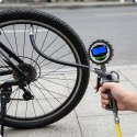 Pistolet do pompowania kół z manometrem cyfrowy wyświetlacz elektroniczny Humberg HM-260
