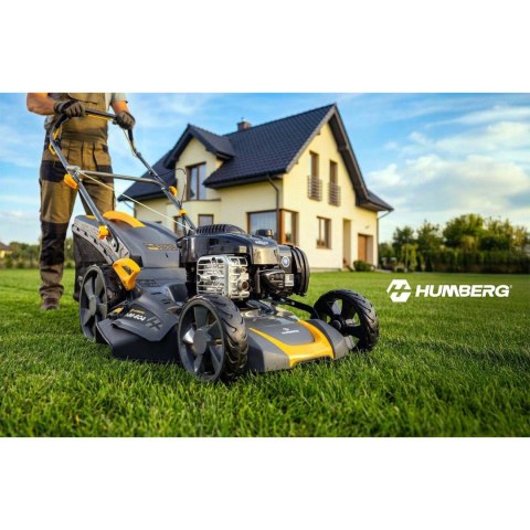 Kosiarka spalinowa z napędem 46 cm mulczowanie 70 l 140cc + olej Humberg HM-604