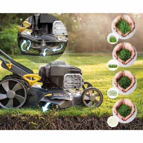 Kosiarka spalinowa z napędem 46 cm mulczowanie 70 l 140cc + olej Humberg HM-604