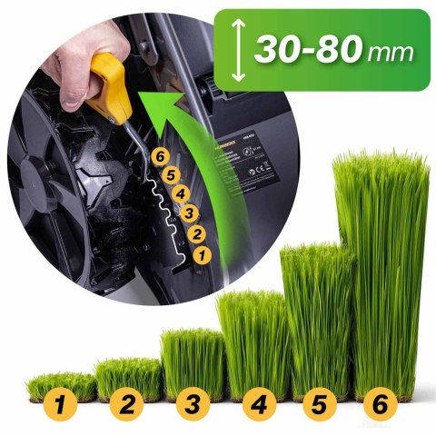 Kosiarka spalinowa z napędem 51 cm 70 l loncin 196cc + olej Humberg HM-601