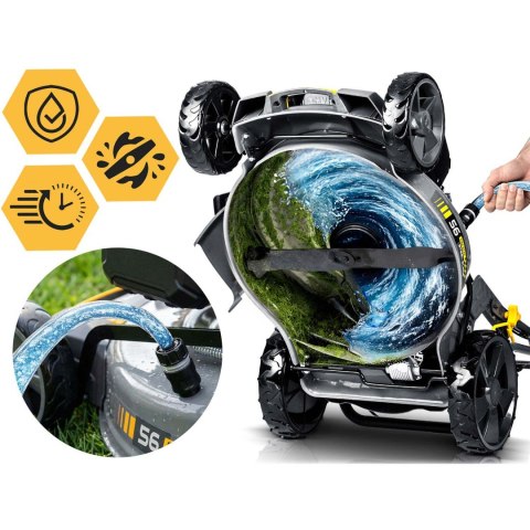 Kosiarka spalinowa z napędem 56 cm 70 l LONCIN 196cc + olej Humberg HM-602