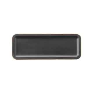 Taca serwingowa Panama Black, 350x130x(h)20mm