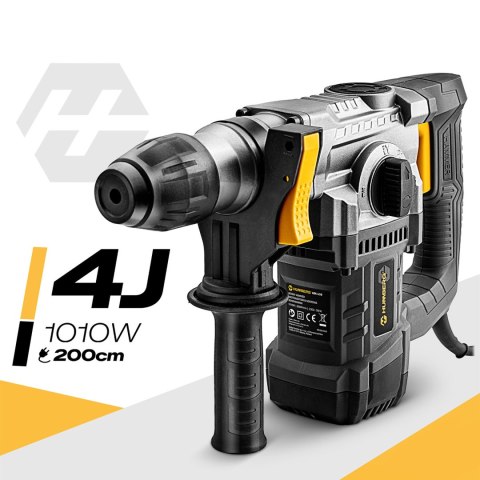 Młotowiertarka udarowa młot wiertarka 4J SDS PLUS 1010 W Humberg HM-430