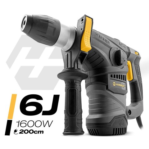 Młotowiertarka udarowa młot wiertarka SDS PLUS 1600 W Humberg HM-431
