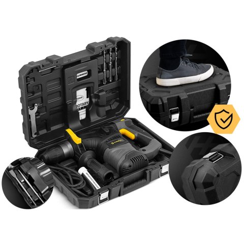 Młotowiertarka udarowa młot wiertarka SDS PLUS 1600 W Humberg HM-431