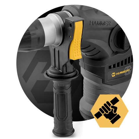Młotowiertarka udarowa młot wiertarka SDS PLUS 1600 W Humberg HM-431