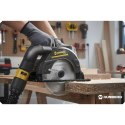 Pilarka tarczowa do drewna 1200 W Humberg HM-420 piła z prowadnicą odsysanie pyłu