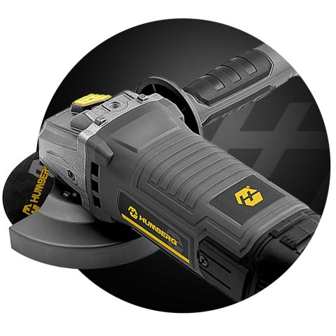 Szlifierka kątowa diax 1200W regulacja obrotów 10 tarcz 125mm mocna kątówka Humberg HM-411