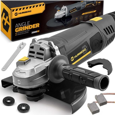 Szlifierka kątowa diax 2000W 230mm wolny start mocna kątówka Humberg HM-413