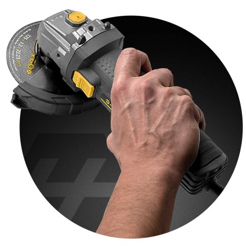 Szlifierka kątowa diax 900W regulacja obrotów 10 tarcz 125mm mocna kątówka Humberg HM-410