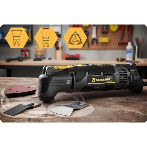 Szlifierka oscylacyjna multiszlifierka polerka 310W Humberg HM-414