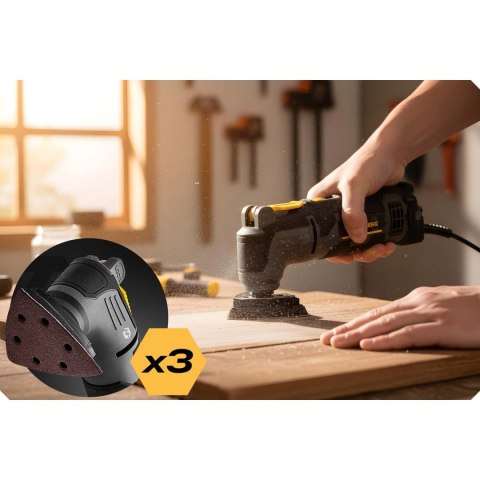 Szlifierka oscylacyjna multiszlifierka polerka 310W Humberg HM-414