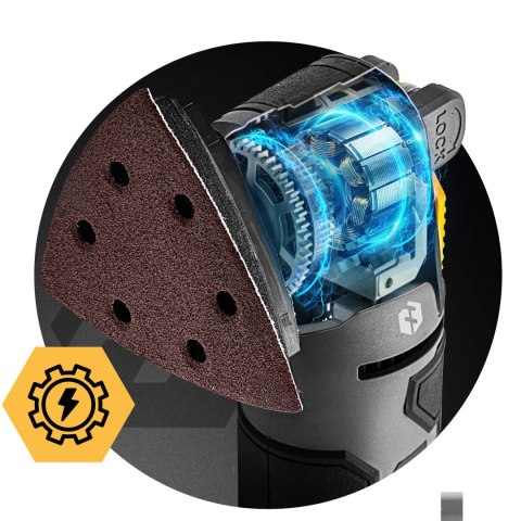 Szlifierka oscylacyjna multiszlifierka polerka 310W Humberg HM-414